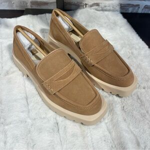 Dolce Vita toffee suede  Brown Slip-On Loafers size 8